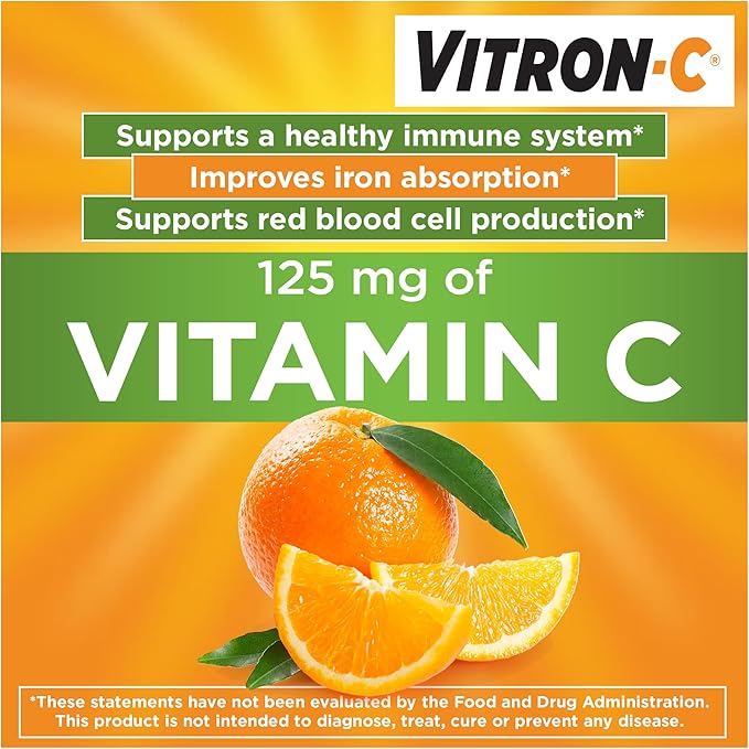 Vitron-C Iron Plus Vitamin C Tablets 50+ Multivitamin