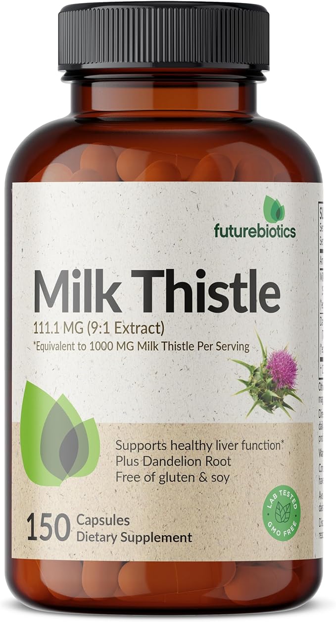 Futurebiotics Milk Thistle Silymarin Marianum & 150 Capsules