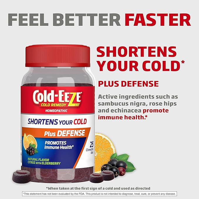 Cold-EEZE Plus Defense Natural Citrus & 25 Ct