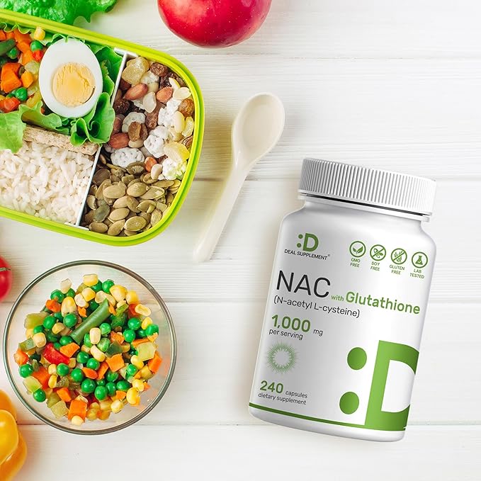 2 Pack NAC Supplement (N-Acetyl Cysteine) 1,000mg Per 480 Total