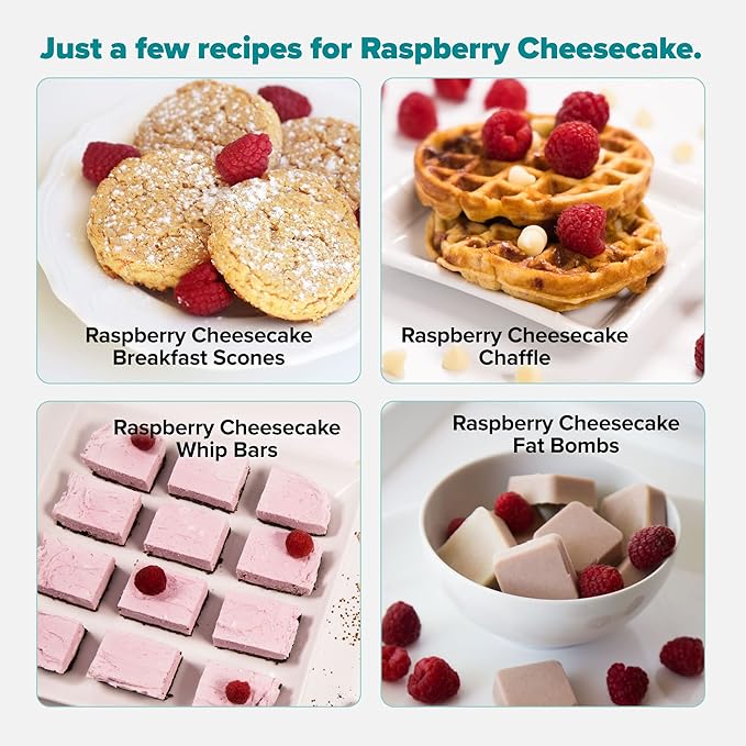 Keto Chow Raspberry Cheesecake