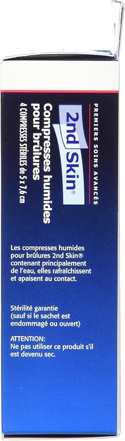 Spenco 2nd Skin Moist Burn Pads, (2 x 3 Inches), 4-Count