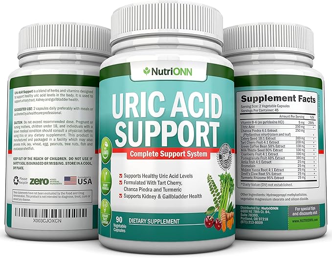 Uric Acid Support 90 Veggie