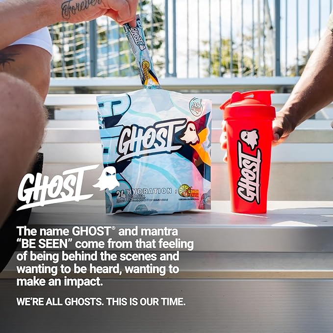 GHOST Hydration Packets, Lemon Crush, 24
