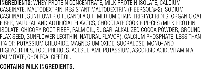 Muscle Milk Genuine Protein Powder, Cookies 4.94 Pound, 32 Servings, 32g Protein, 2g Sugar,