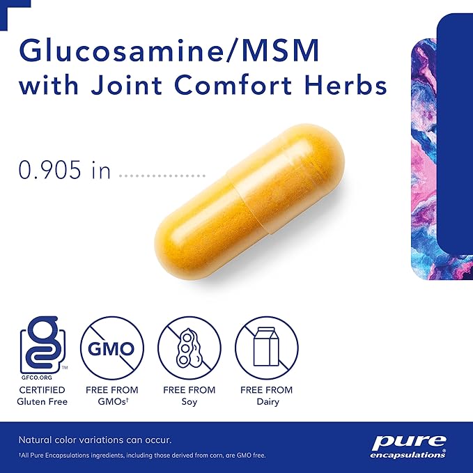 Pure Encapsulations Glucosamine MSM 180 Capsules