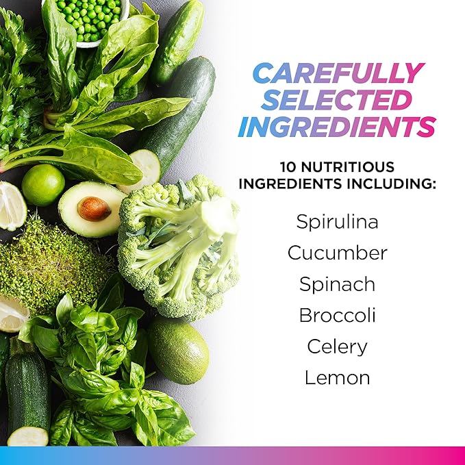 Livingood Daily Greens Powder (Original) - Green Juice Powder Supplement with Spirulina, Chlorella, Broccoli, Spinach for Energy & Digestive Support - Powdered Super Greens for Gut Health, 30 Servings