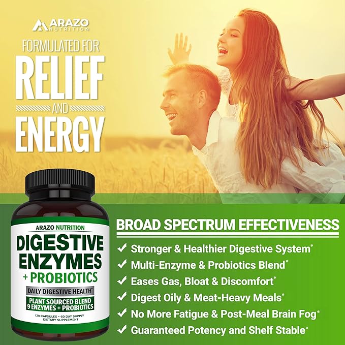 Digestive Enzymes with Probiotics 120 Pills