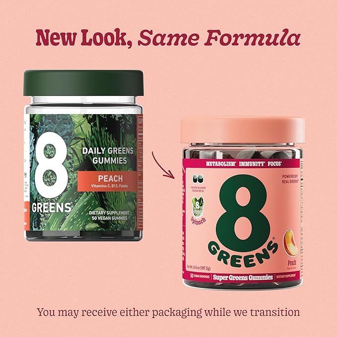 8Greens Daily Greens Gummies B12 - 50 Vegan 4