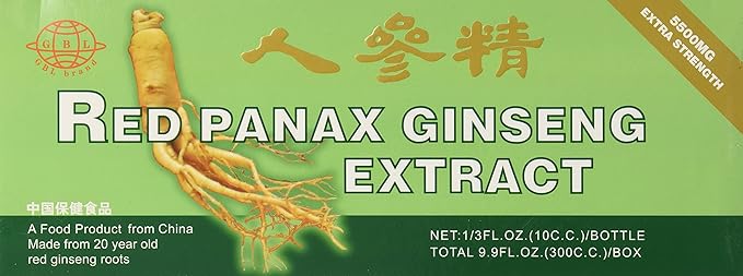 Global 20 Year Old Red Panax 10ml X 30 Bottles
