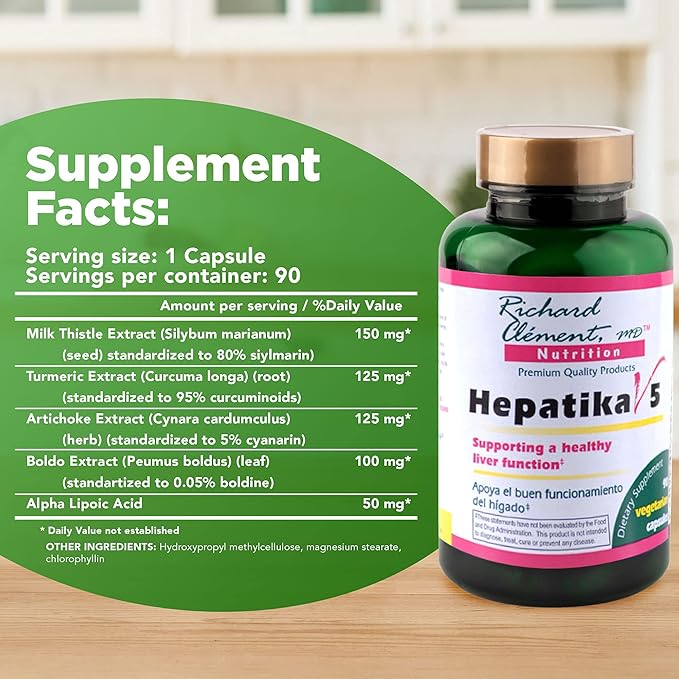 Hepatika V5-G with L-Glutathione Dietary Supplement 90 Capsule