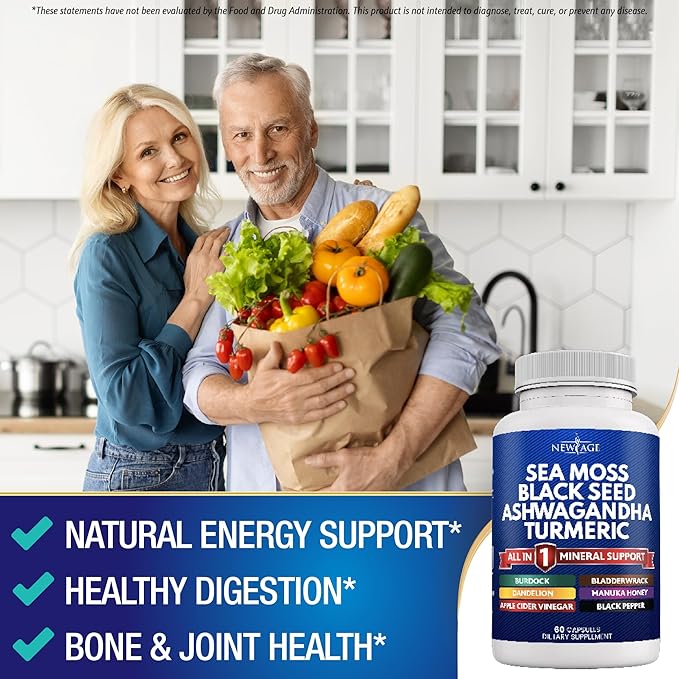 NEW AGE Sea Moss Black Seed