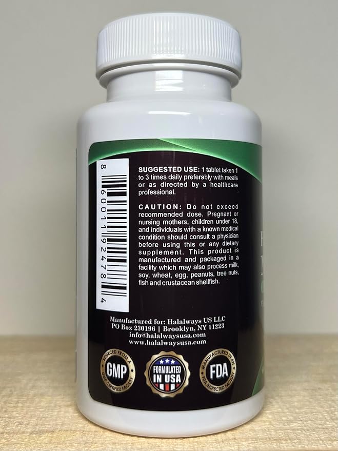 Halalways Milk Thistle Certified Halal Supplement