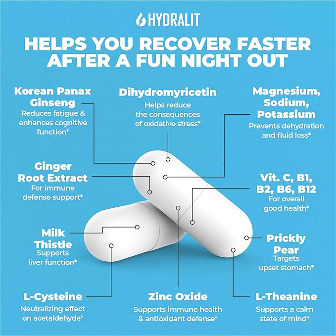 After Drinking Aid Supplement Pre Game 120 Capsules