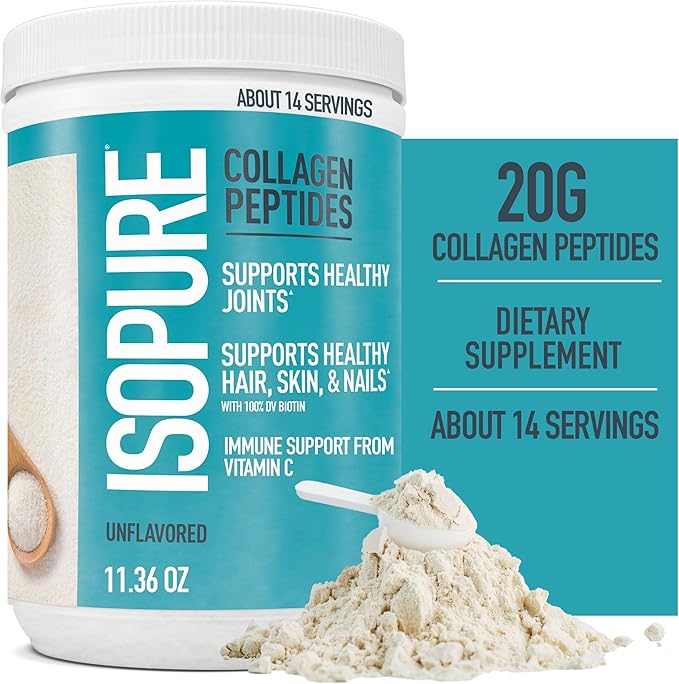 Bundle of Isopure Unflavored Organic Vegan 20 Servings 14 Servings,