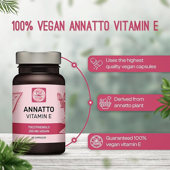 Kala Health Annatto Tocotrienols Vegan Vitamin 200mg - (60)