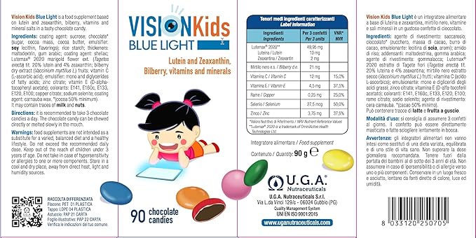 omegor Vision Kids Blue Light Children’s 90 Chocolate