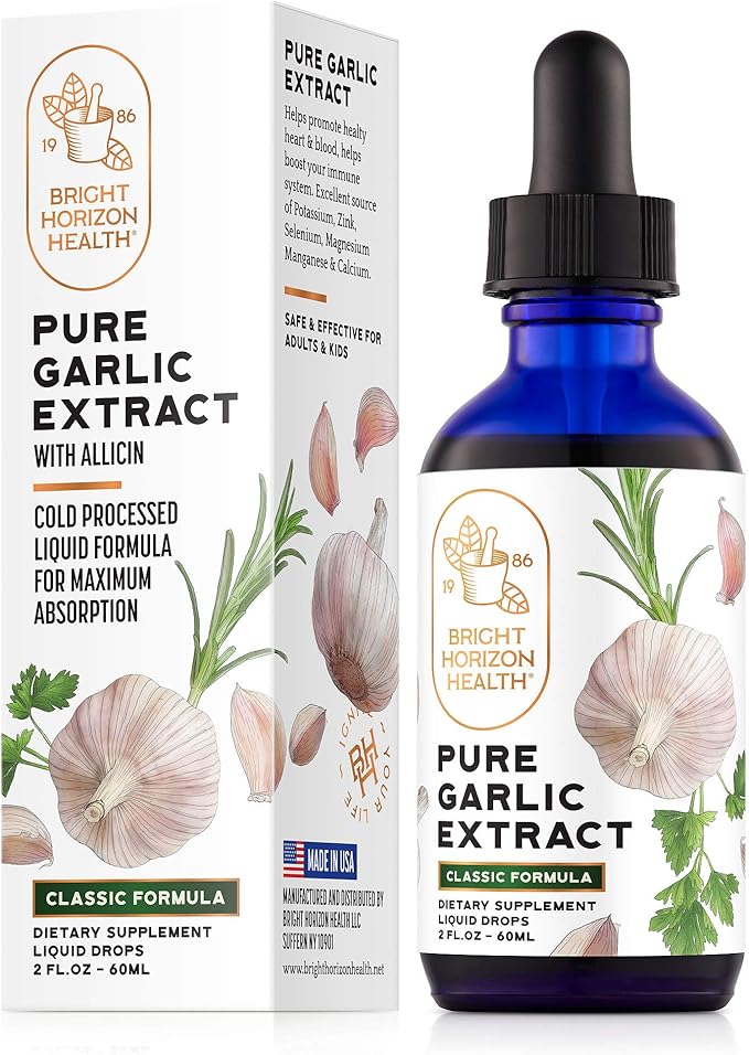 Pure Garlic Extract with Allicin Classic (2 fl