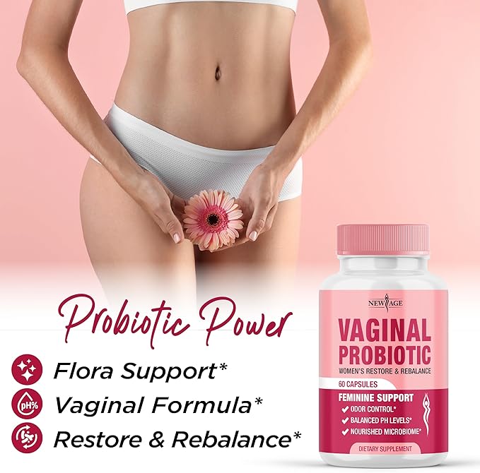 NEW AGE Vaginal Probiotics for Women 180 Capsules