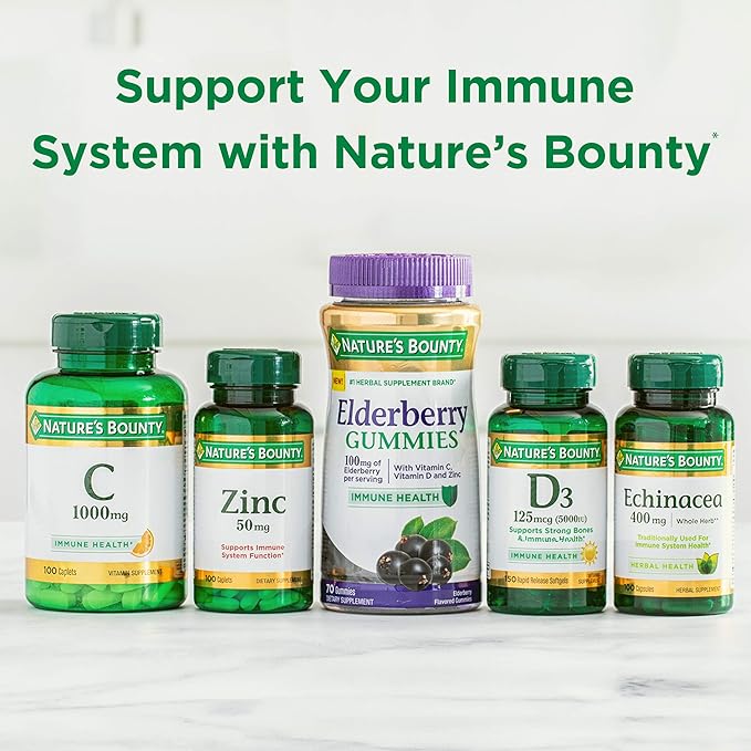 Nature's Bounty Vitamin D3, Vitamin Supplement, 50mcg, 2000IU,150 2000IU,150 Count 2)
