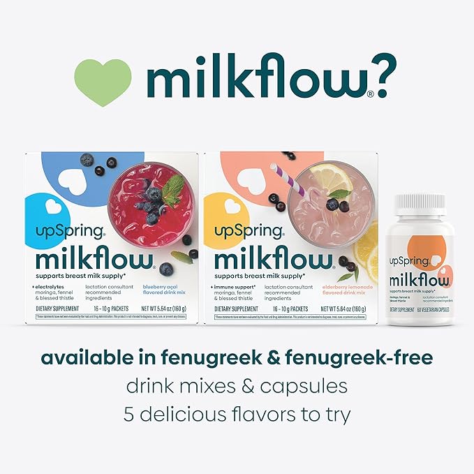 UpSpring Milkflow Electrolyte Breastfeeding Supplement Drink 16 Drink