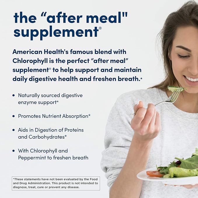 American Health Papaya Digestive Enzyme Chewable 600 Count 100 Count