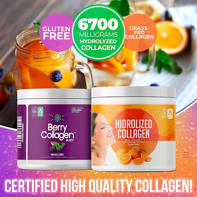 Hydrolyzed Collagen Powder Supplement 200gr (Bundle)
