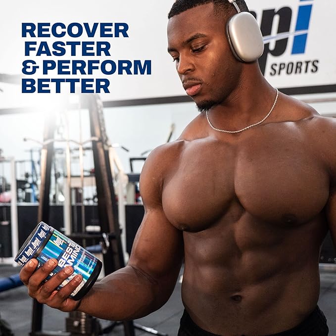 BPI Sports Best Aminos - BCAA Powder Post Workout & Glutamine Recovery Drink with Branched Chain Amino Acids for Hydration & Recovery, for Men & Women - Arctic Ice - 25 Servings