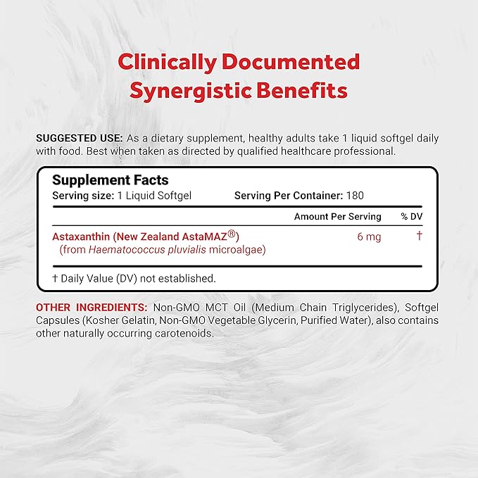 Naturalis New Zealand Astaxanthin 180 Mini-Softgels