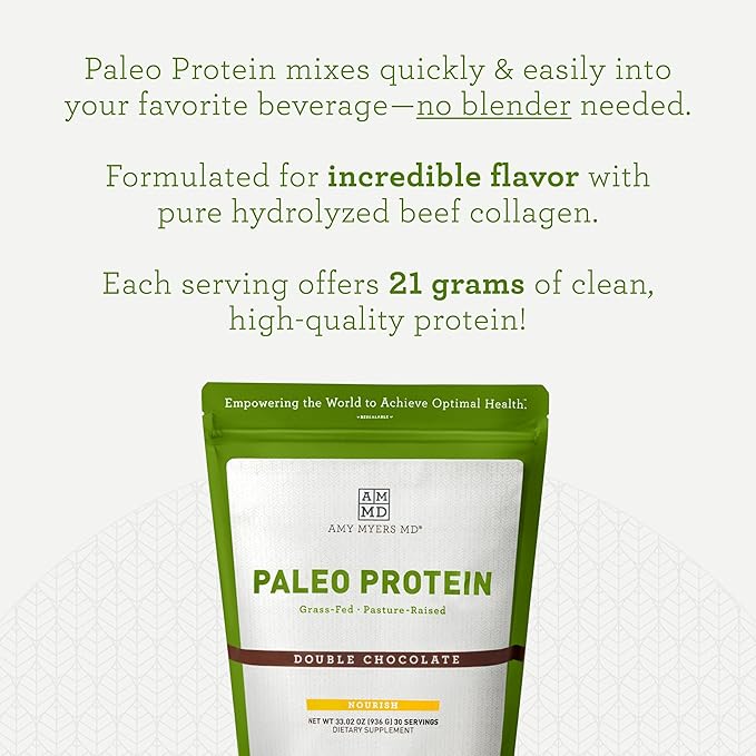 Amy Myers MD Paleo Protein Powder 33.02 oz (936 g)