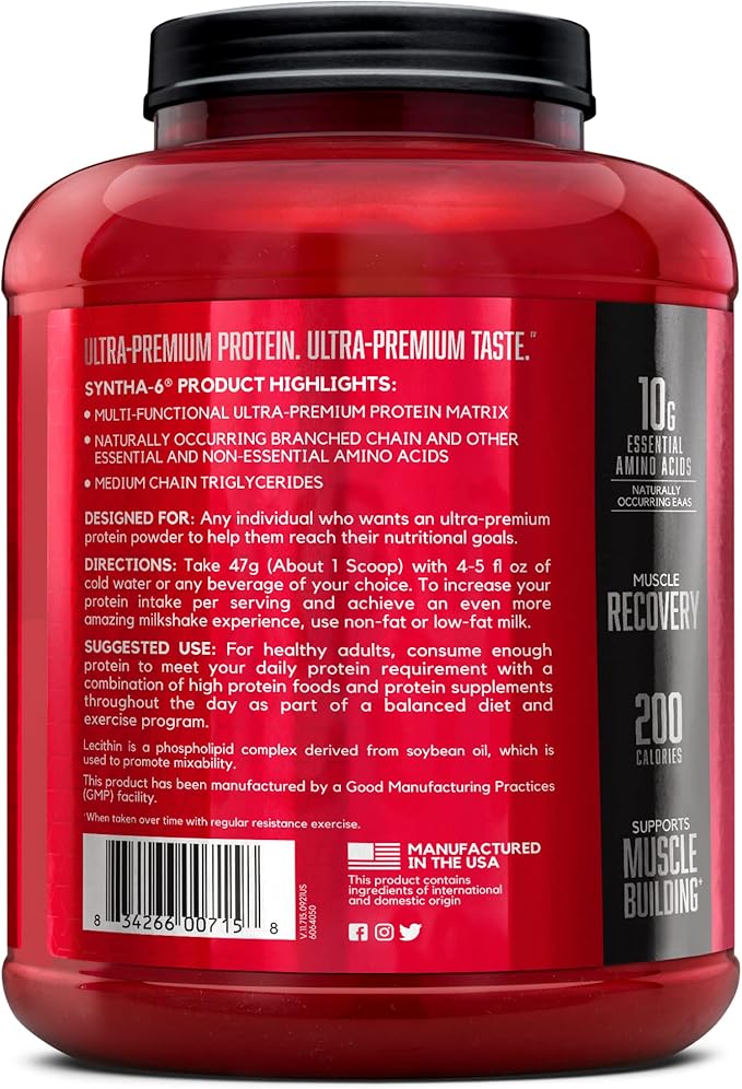 BSN SYNTHA-6 Whey Protein Powder 48 Servings
