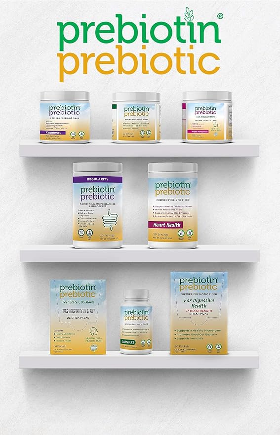 Prebiotin Prebiotic Fiber Powder 4.1 Gram 30 Count