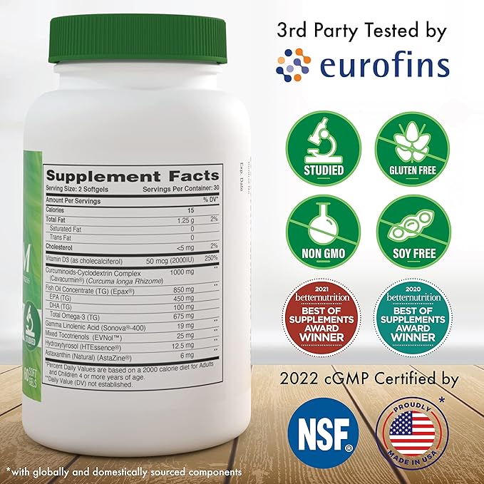 Health Thru Nutrition Freedom Softgels® Anti-Inflammation Complex 60)