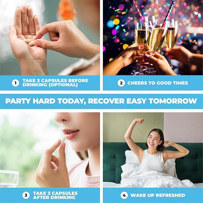 After Drinking Aid Supplement Pre Game 120 Capsules