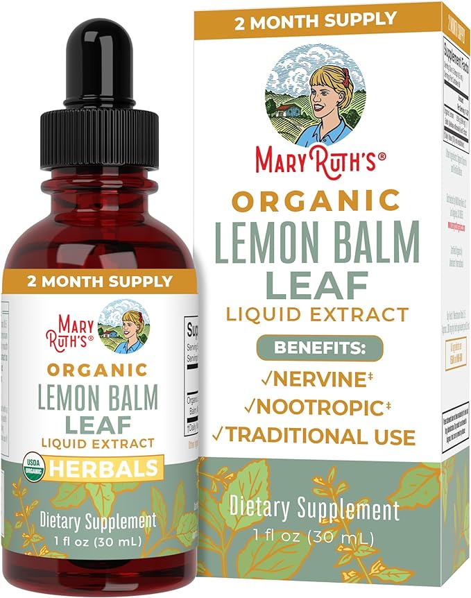 MaryRuth Organics Lemon Balm Leaf 1 Fl
