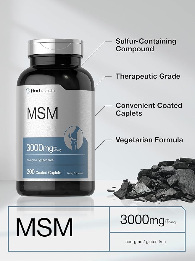 Horbäach MSM Supplement 3000mg | 300 Coated