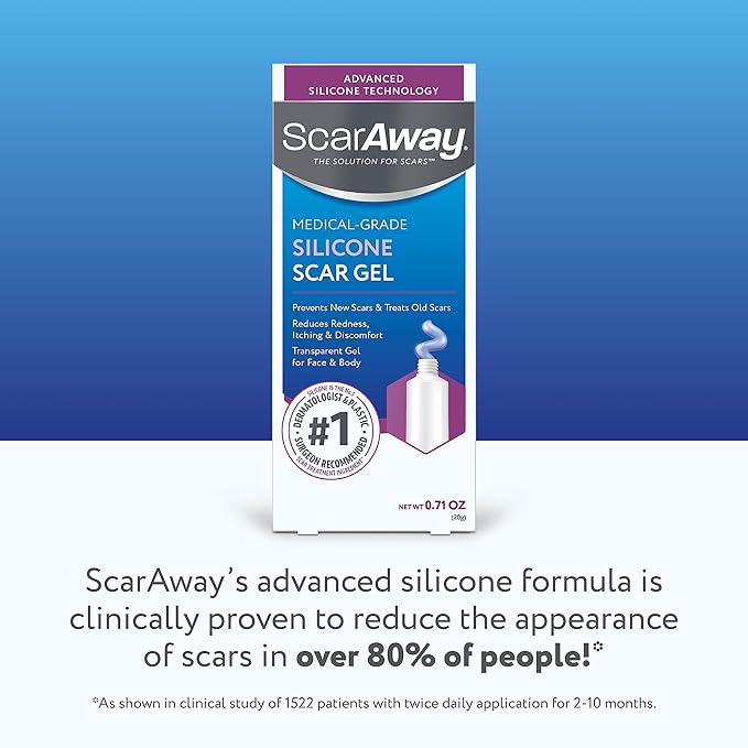 ScarAway Silicone Scar Gel, Helps Improve 20g (0.71 (0.71 Oz)