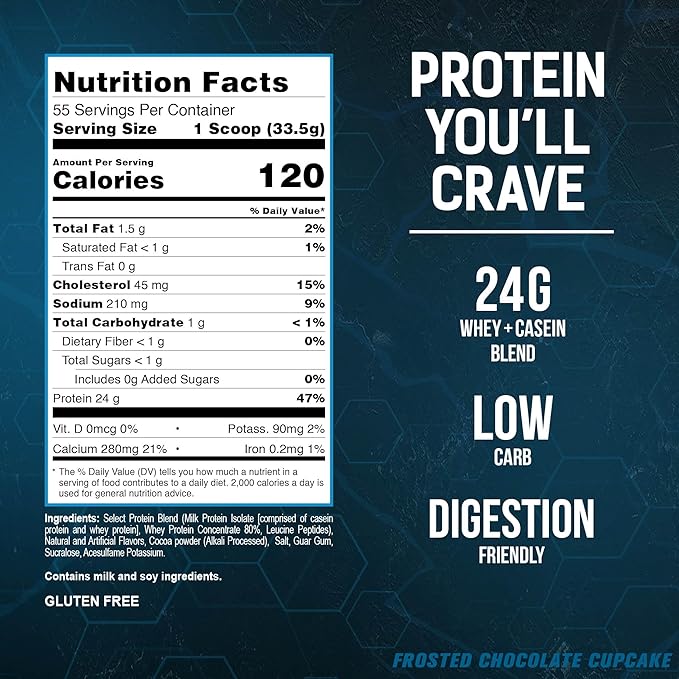 PEScience Select Low Carb Protein Powder, 55 Serving,
