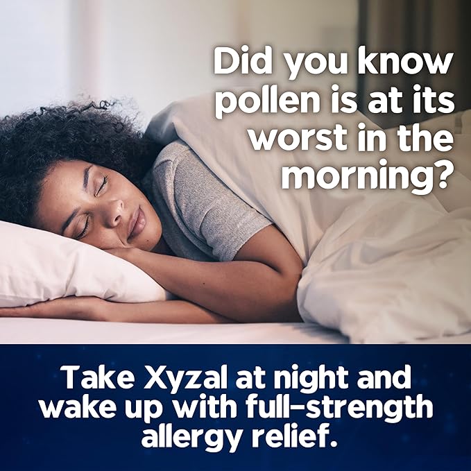 Xyzal Allergy Pills, 24-Hour Allergy Relief, 10-Count, Original