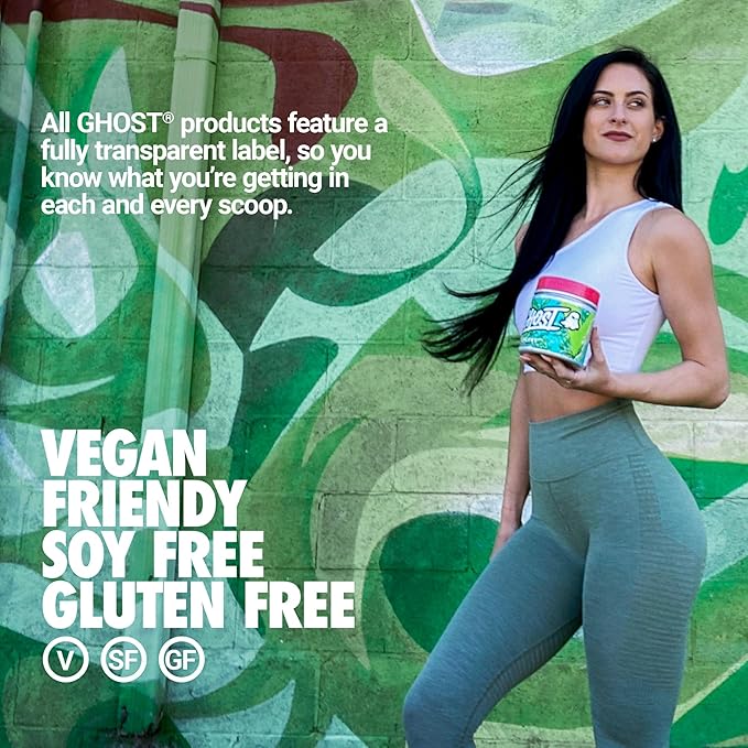GHOST Greens Powder, Original - 30 Servings - 19 Superfood Greens & Reds Powder, Fruits, Vegetables, Spirulina, & Chlorella, Prebiotics, 10 Billion CFU Probiotic & Digestive Enzymes - Gluten-Free