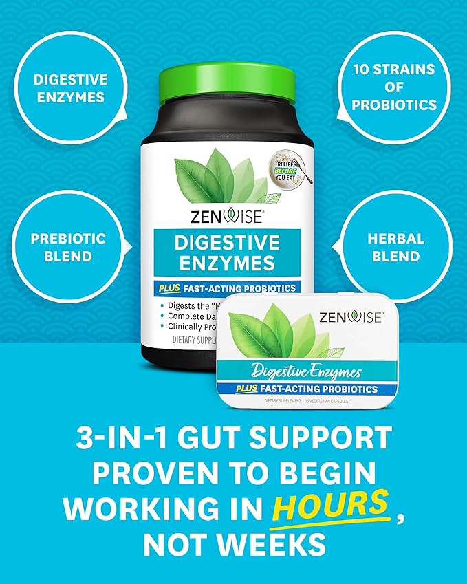Zenwise Health Digestive Enzymes 115 Count