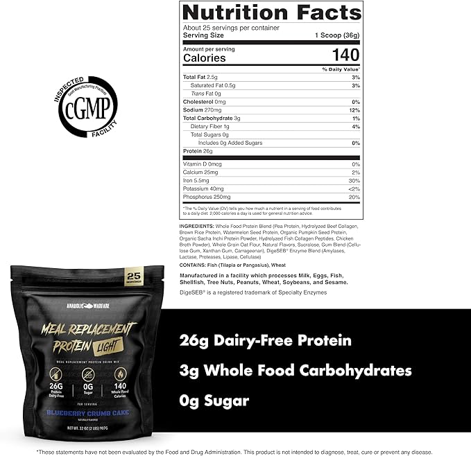 Meal Replacement Protein Light 25 Servings)