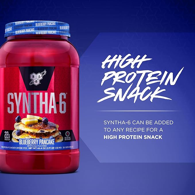 BSN SYNTHA-6 Whey Protein Powder, Milk 28 Servings