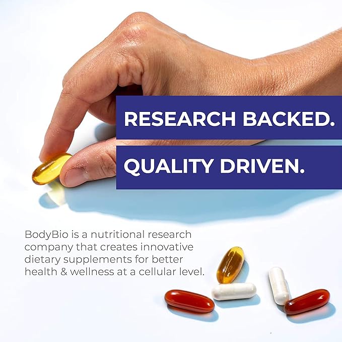 BodyBio Omega Oils 3 & 6 60 Softgel