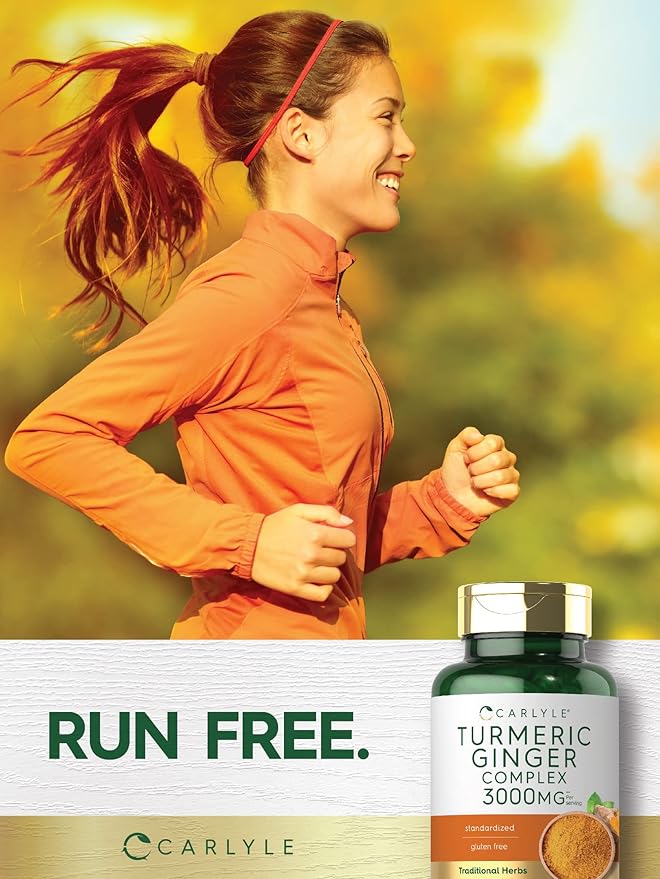 Carlyle Turmeric and Ginger Supplement 3000 mg 120 Softgel