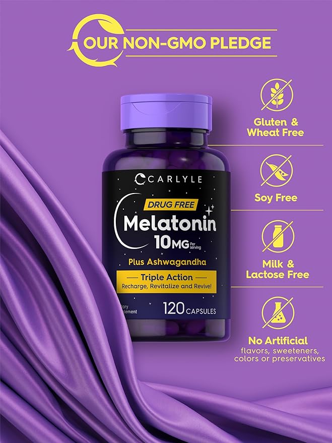 Carlyle Melatonin 10mg 120 Capsules