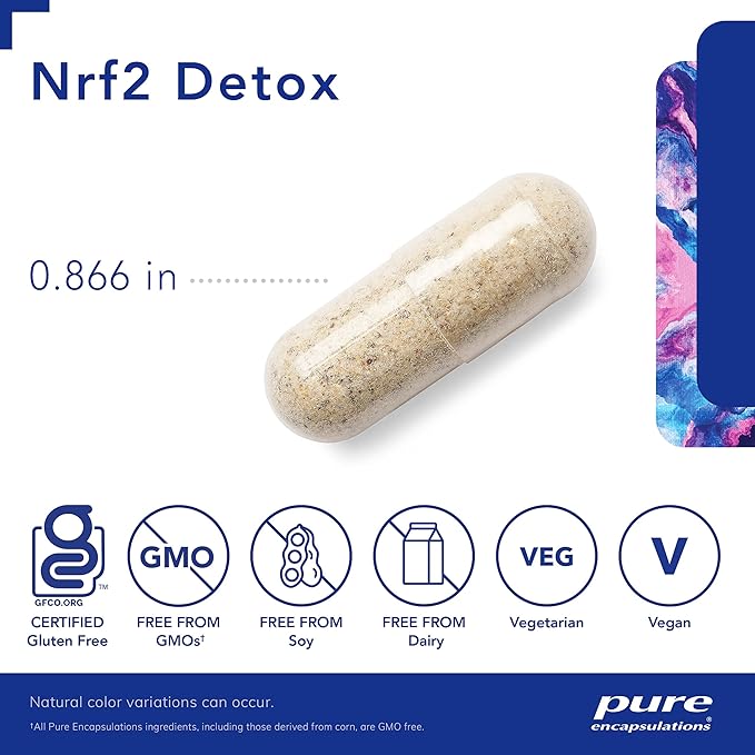 Pure Encapsulations Nrf2 Detox Nrf2 and 60 Capsules