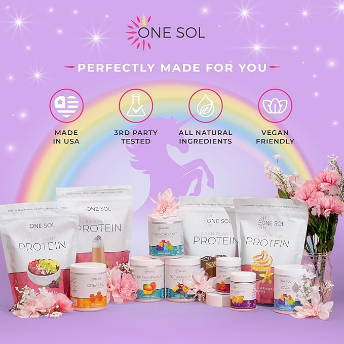 One Sol Protein Powder, Lean & 100% Plant-Based
