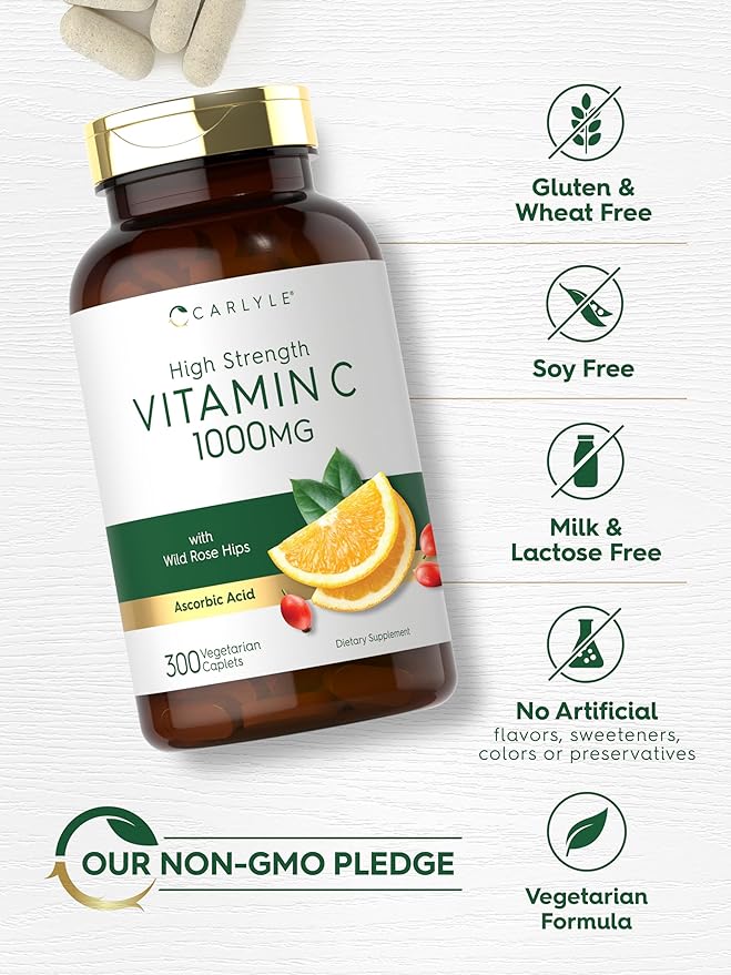 Carlyle Vitamin C 1000mg 300 Vegetarian