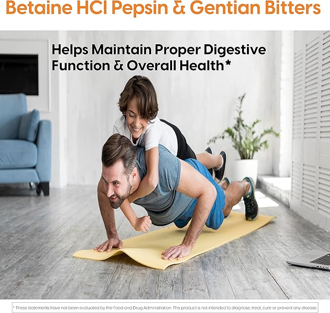 Doctor's Best Betaine HCI Pepsin & 120 Caps,